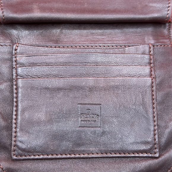 ❌SOLD ❌Do not buy. FENDI Black and Olive compact Wallet. VGUC❗️ - Picture 4 of 13